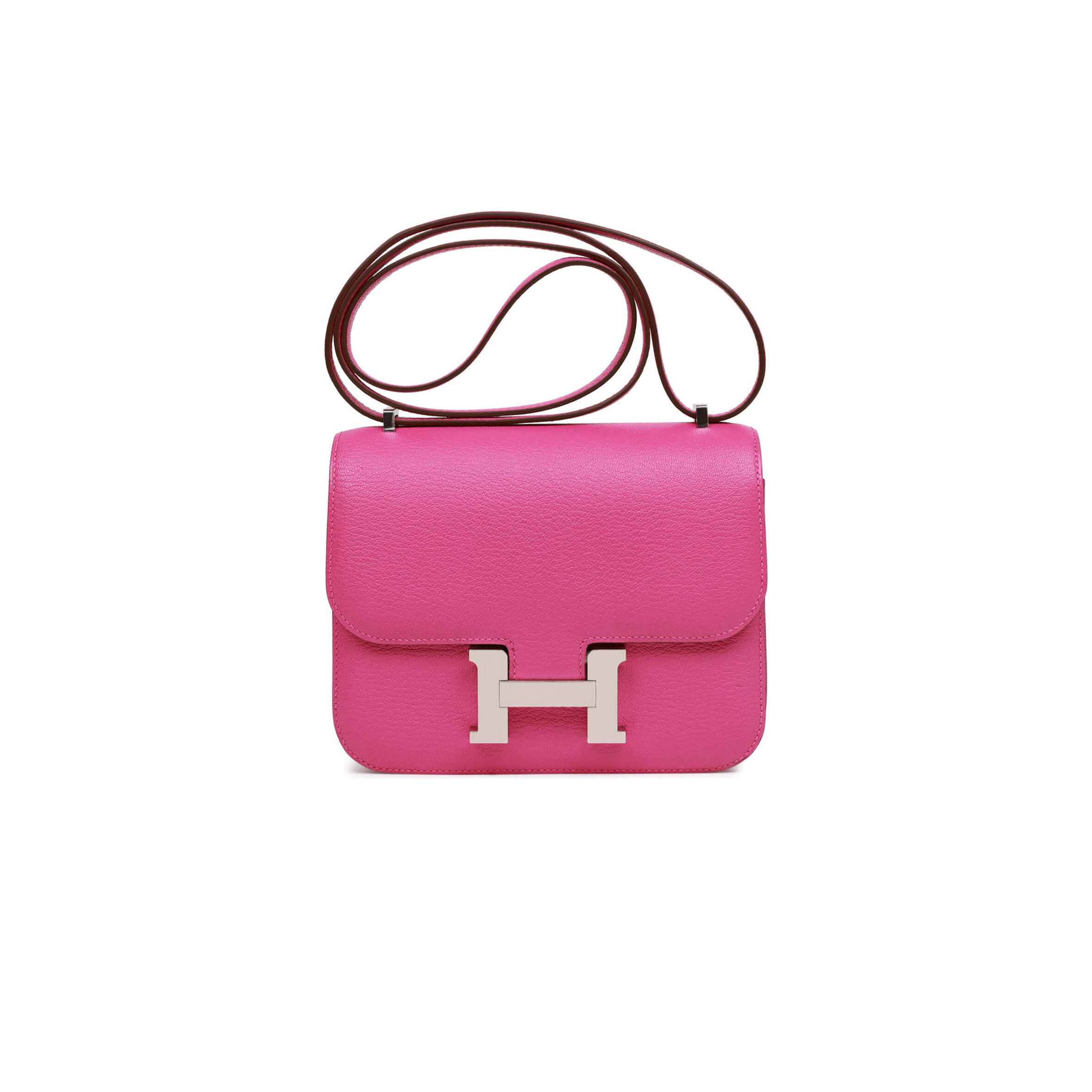HERMES CONSTANCE 18 EVERCOLOR PALLADIUM HARDWARE (18*15*4cm)